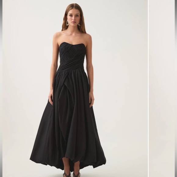 NWT Aje. Spatial Maxi Dress Black - Picture 5 of 14